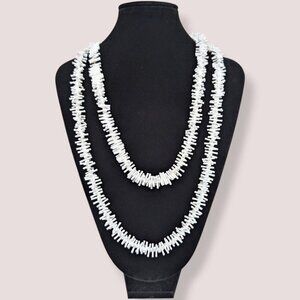 V. Long Stick Coral Necklace